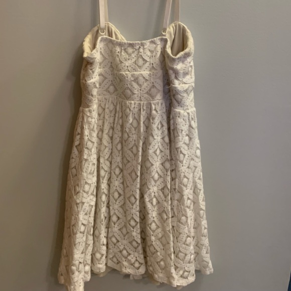 Wet Seal white lace button down sundress - Picture 3 of 8